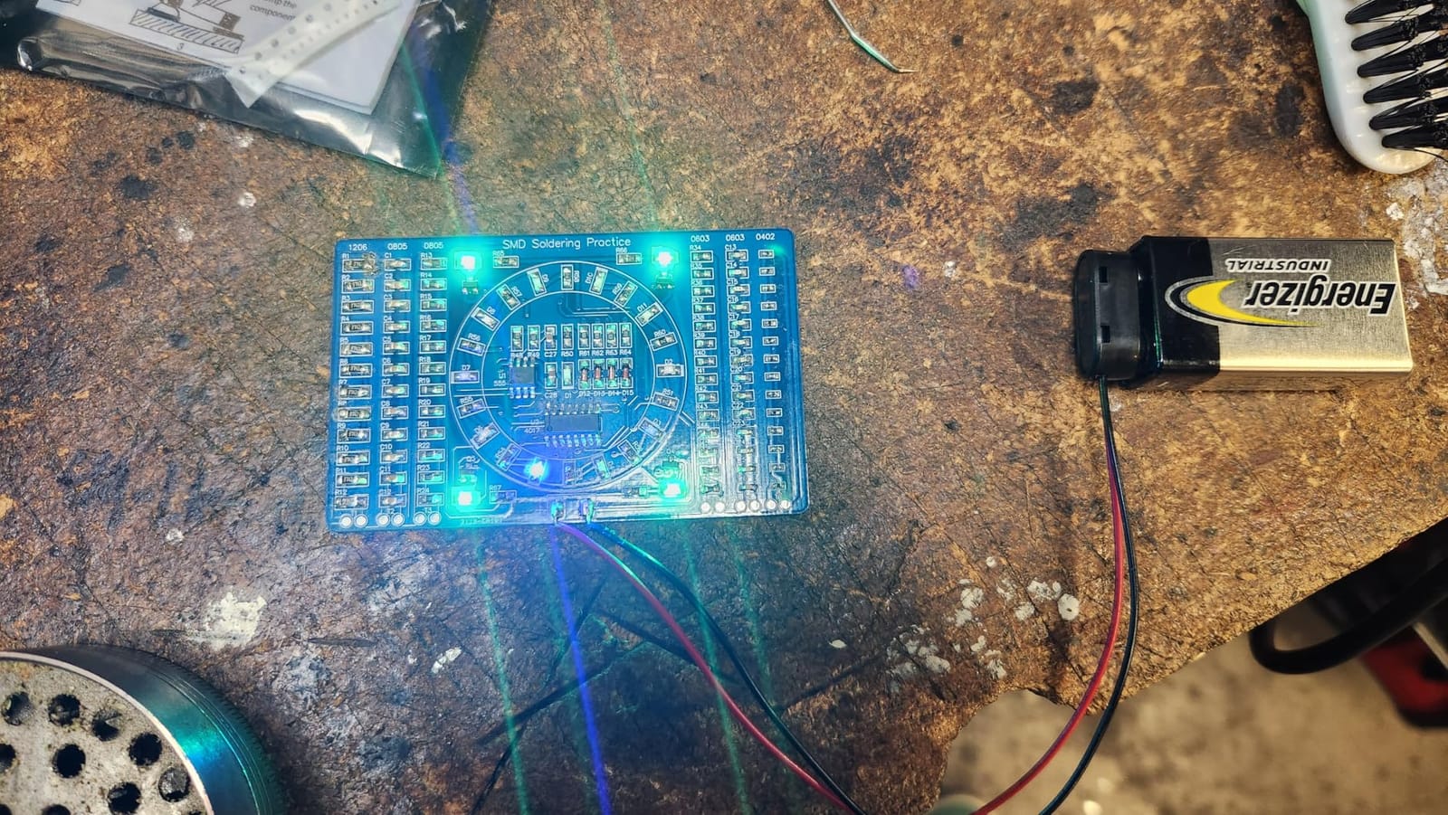 Gikfun DIY SMD SMT Welding Practice Soldering Skill Training Board Ek7028 customer photo 1