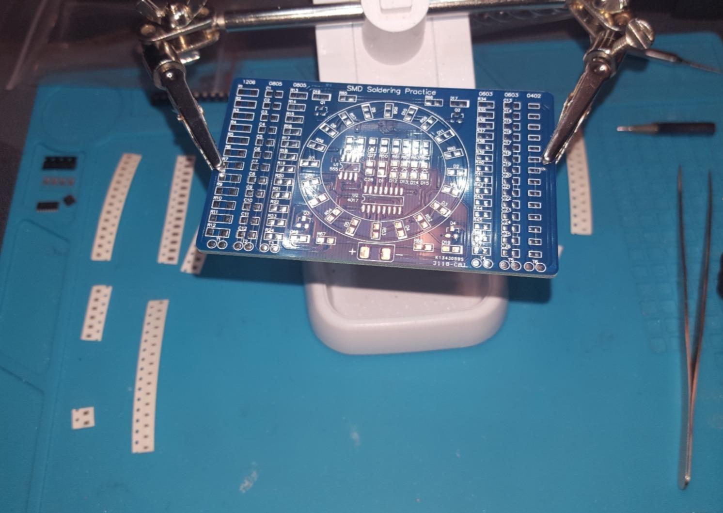 Gikfun DIY SMD SMT Welding Practice Soldering Skill Training Board Ek7028 customer photo 2