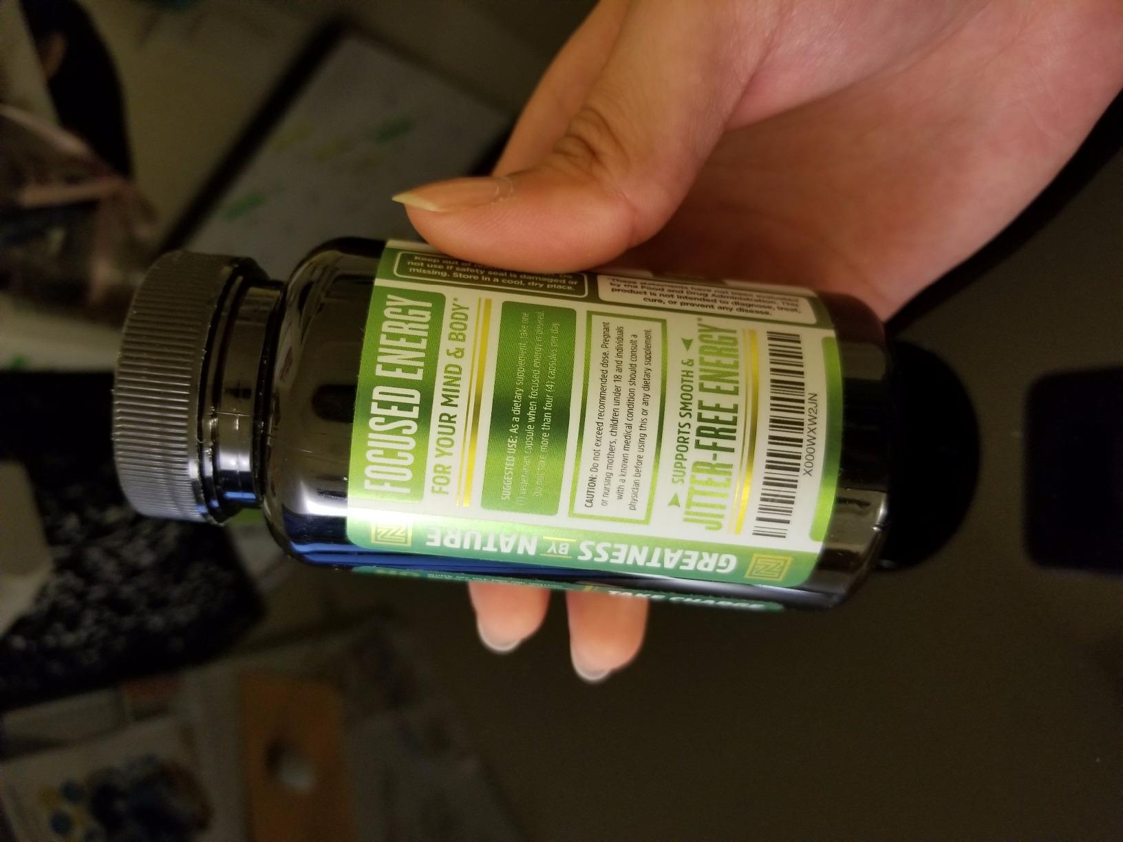 Zhou Energy + Focus - 200mg L-Theanine - 60 Vegetarian Capsules (Pack of 1) customer photo 2