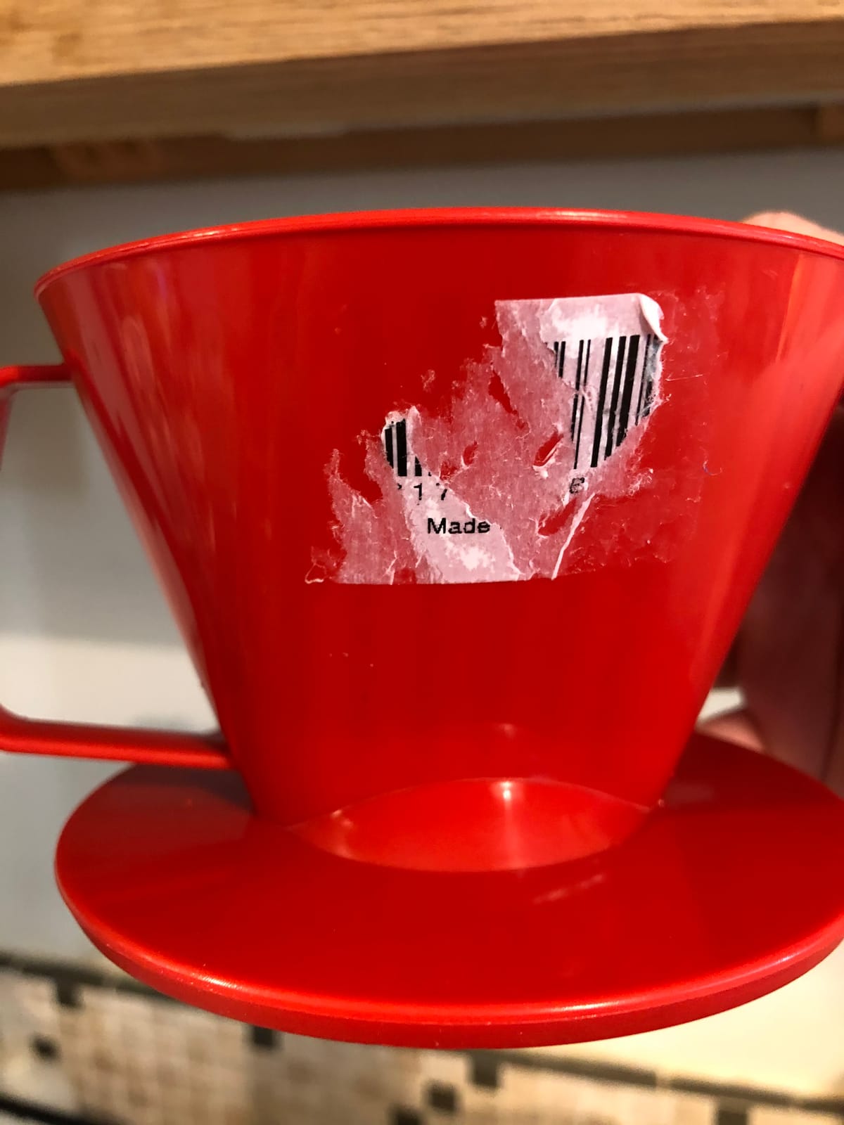 Fino Pour-Over Coffee Brewing Filter Cone, Number 1-Size, Red, Brews 1 to 2-Servings customer photo 1