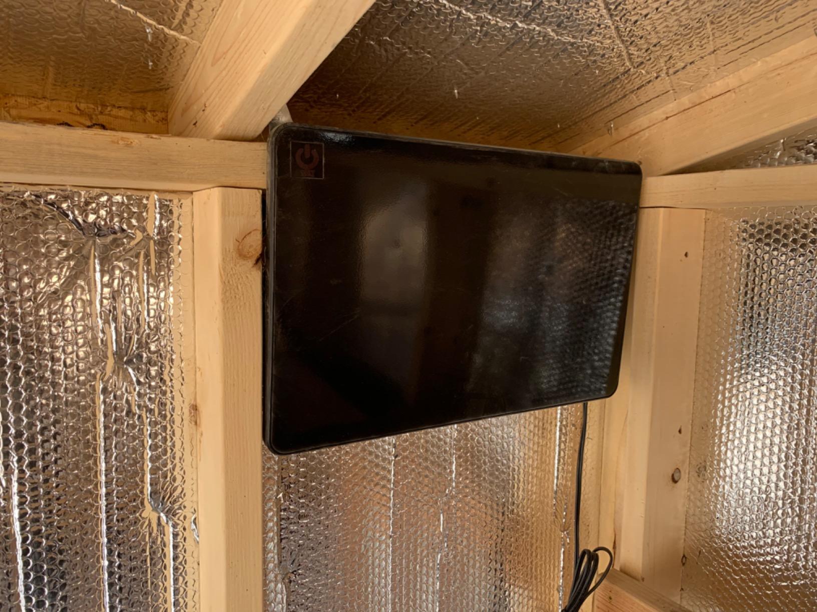 Cozy Products Cozy Coop Chicken Coop Heater, Flat-Panel, 150 Watts customer photo 1