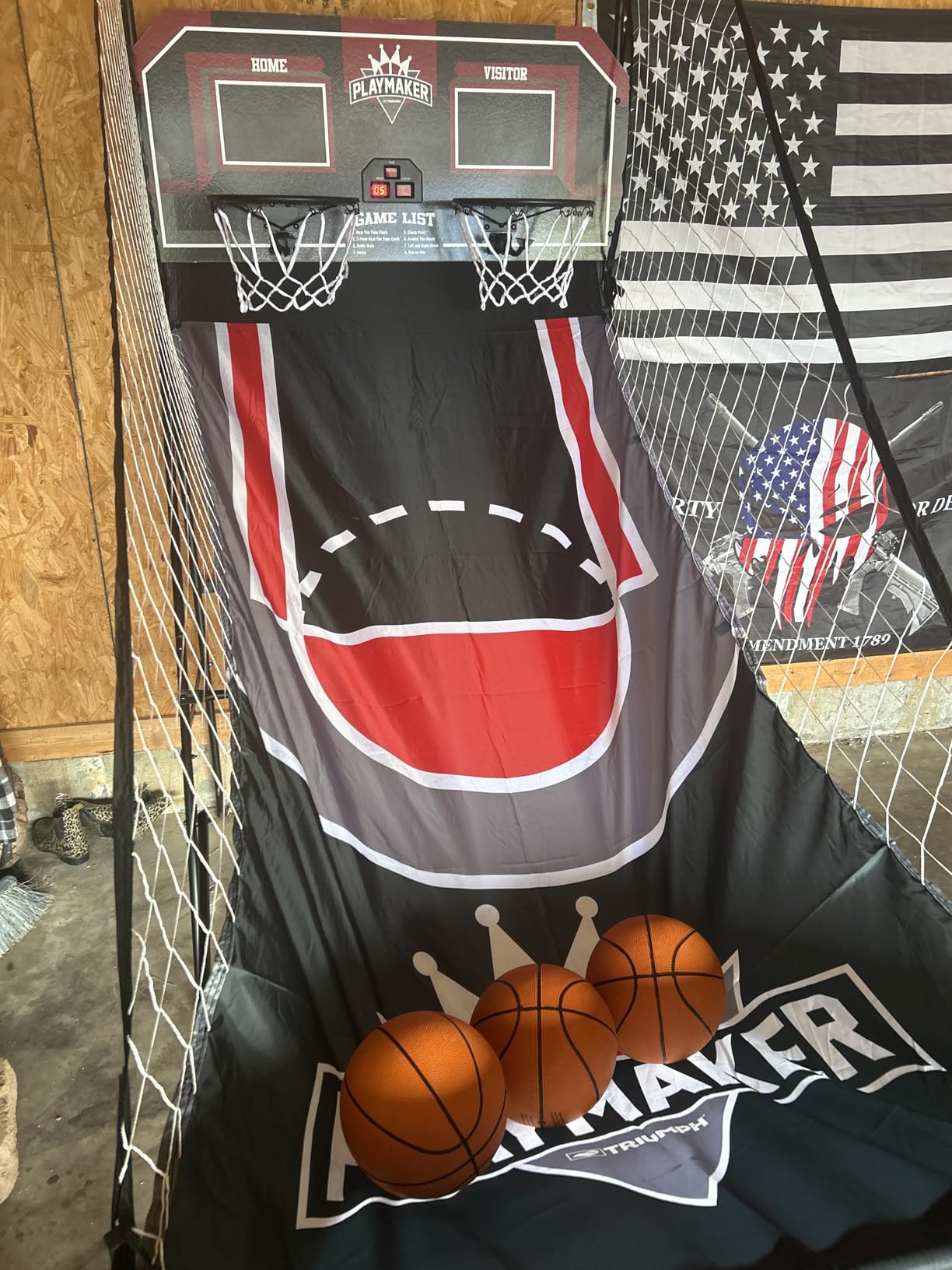 Triumph Playmaker Double Shootout Basketball Arcade Game customer photo 2