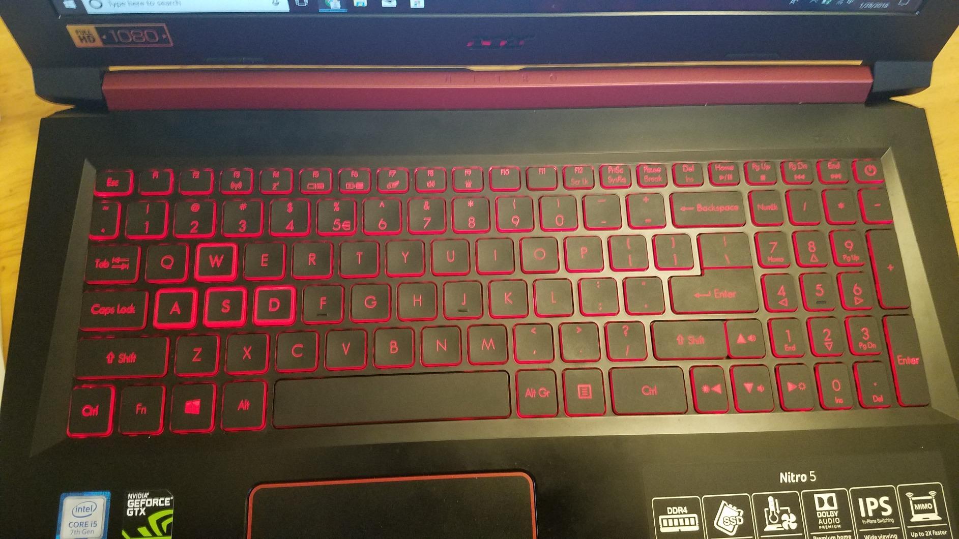 Acer Nitro5 Gaming Laptop PC, Intel 7th Generation Duo Core Core i5-7300HQ, NVIDIA GeForce Dedicated GTX 1050 Ti GDDR5 4GB VRAM, 15.6 inch Full HD 1080P, 8GB DDR4 Memory, 256GB SSD customer photo 2