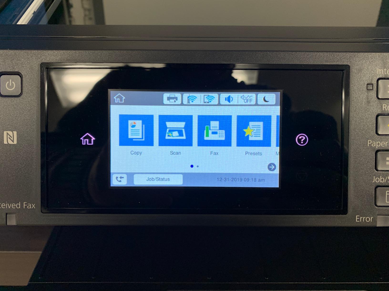 Epson Workforce WF-7710 Wireless Wide-Format Color Inkjet Printer with Copy, Scan, Fax, Wi-Fi Direct and Ethernet, Amazon Dash Replenishment Ready customer photo 2