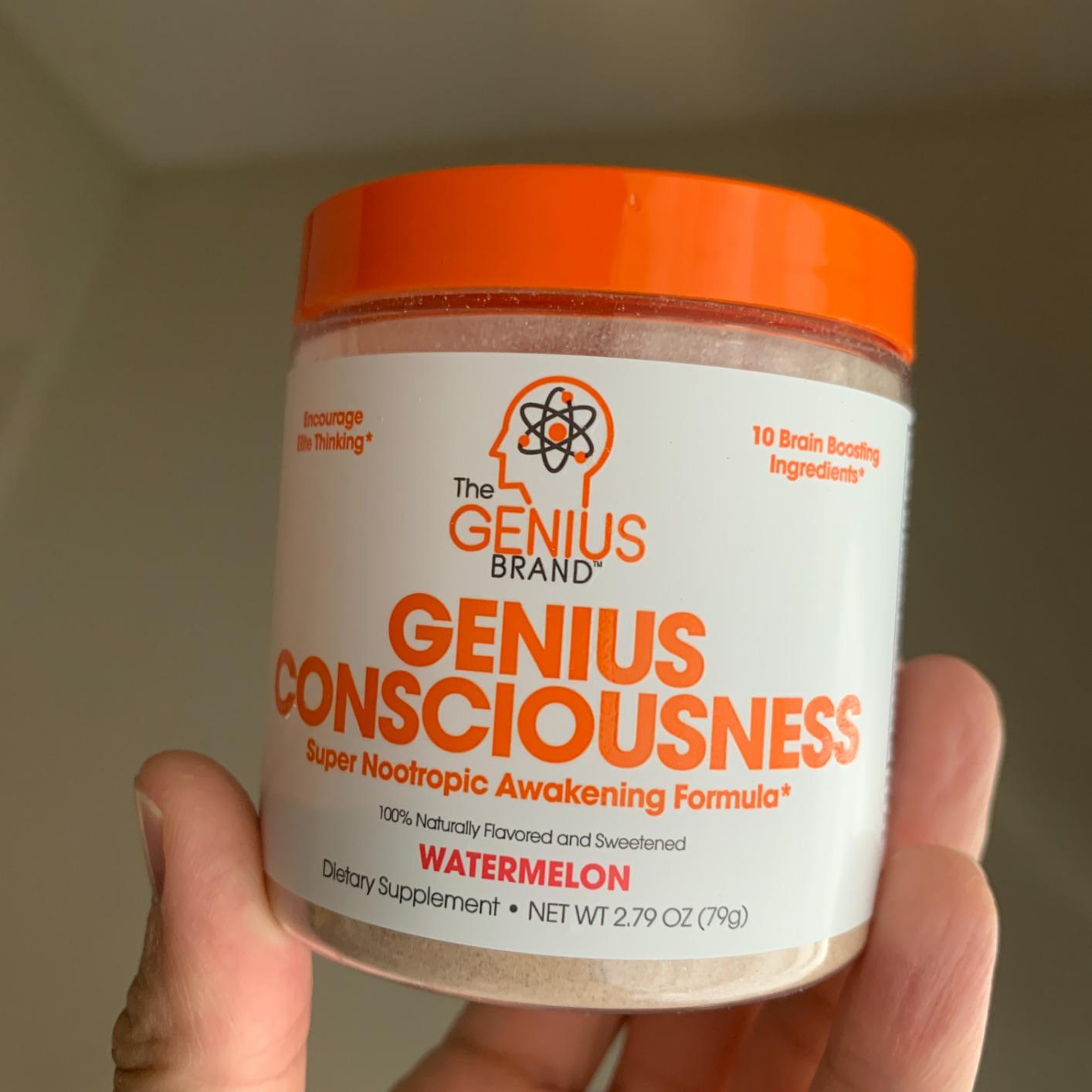 Genius Consciousness Nootropic Brain Powder, Watermelon, 15 Servings customer photo 1