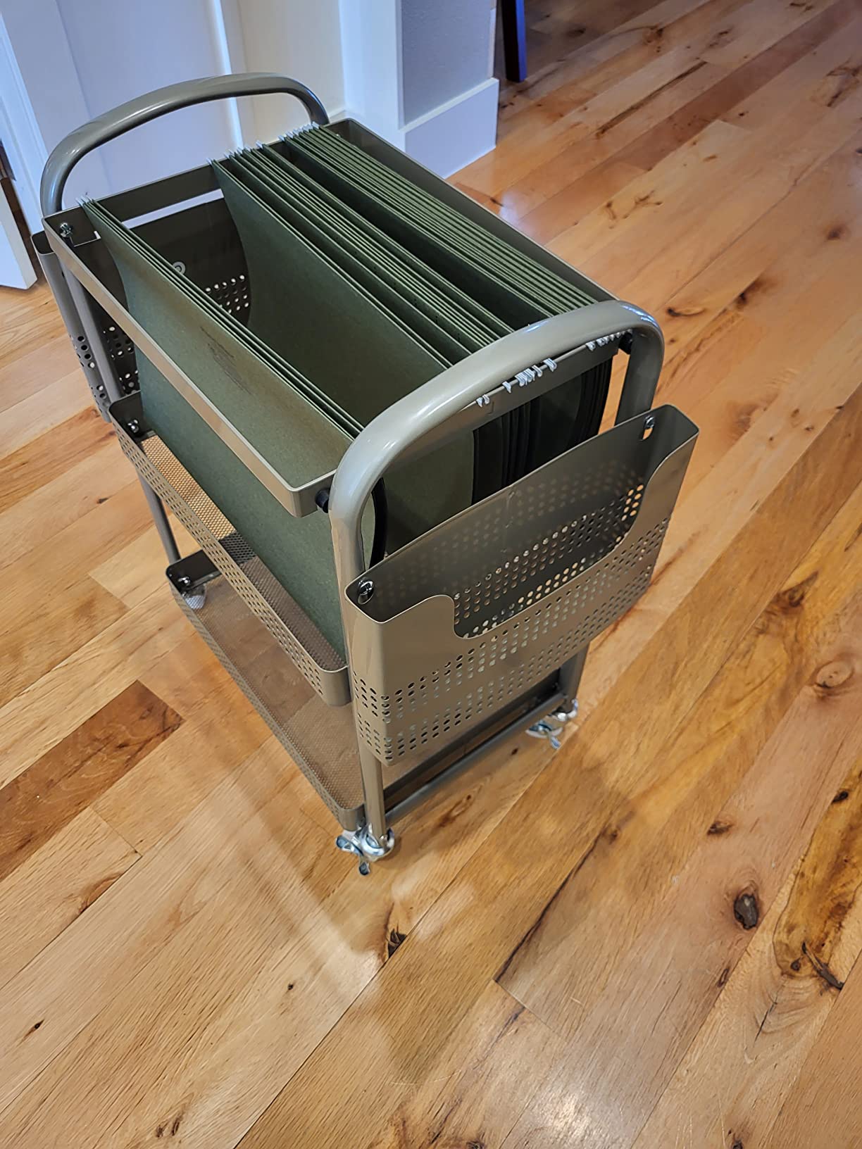 Lorell Mobile File Cart, 12.5