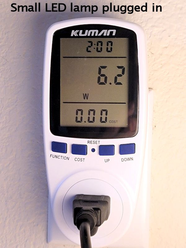 Upgraded Watt Meter, Home Electricity Usage Monitor, Plug-in Socket Power Meter, Power Watt Voltage Amps Meter Tester, Overload Protection customer photo 2