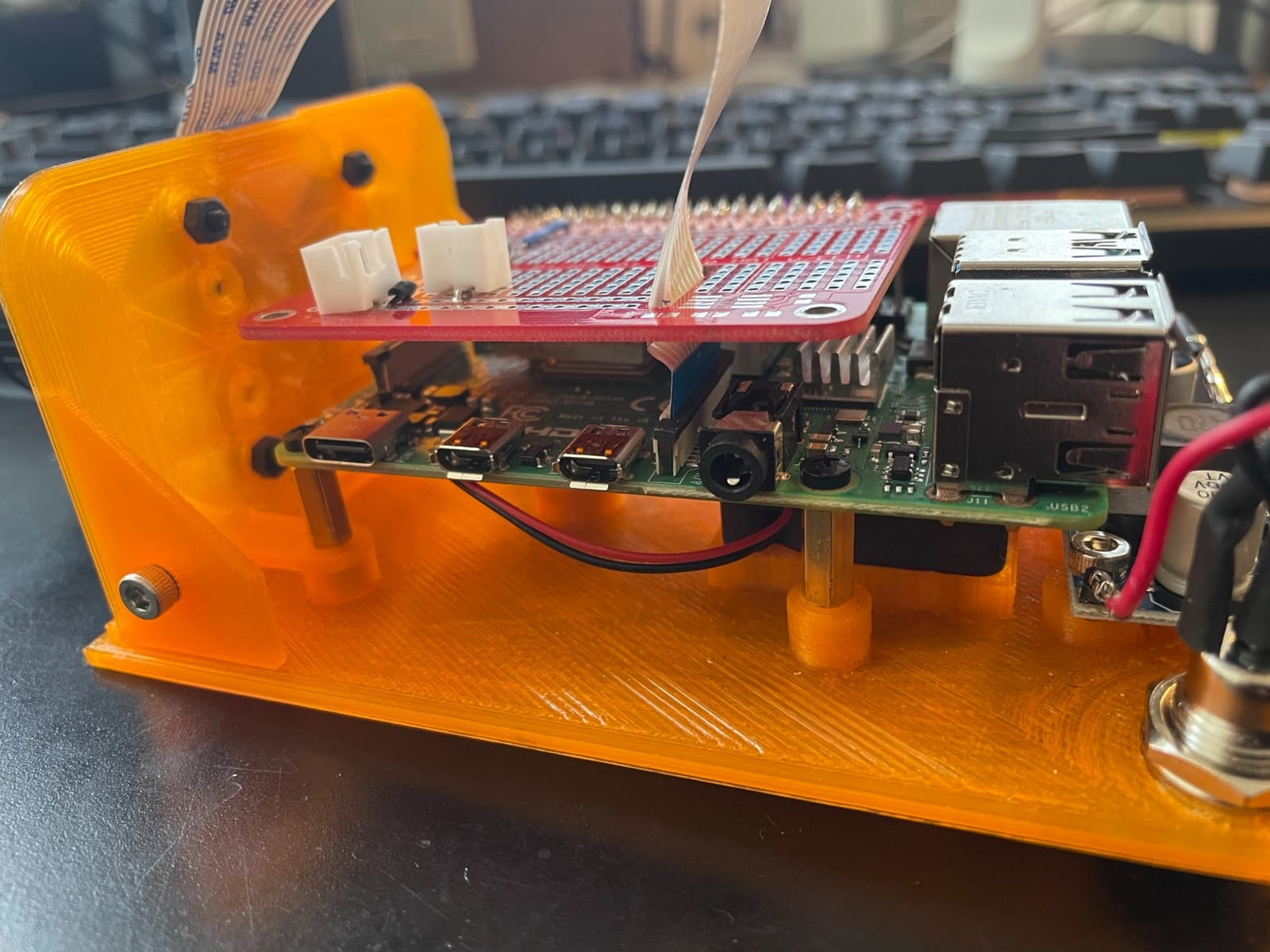 GeeekPi 4X Prototype Breakout DIY Breadboard PCB Shield Board Kit for Raspberry Pi 4 3 2 B+ A+ (Red) customer photo 2