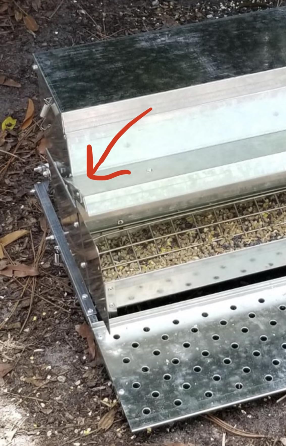RentACoop Automatic Treadle Chicken Feeder, Rat Proof No Waste, 25 lb customer photo 2