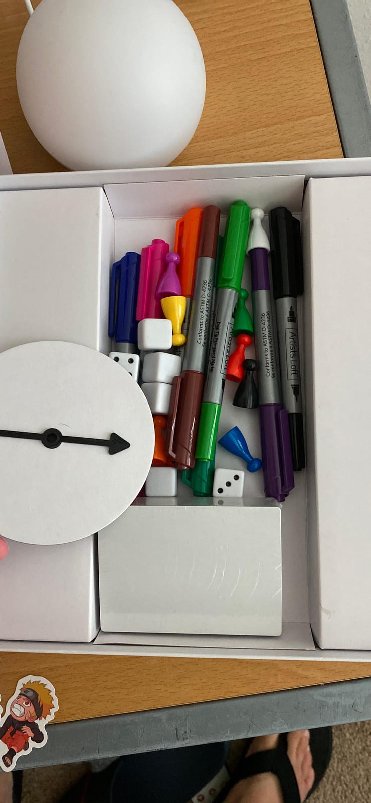 Create Your Own Board Game Kit, DIY Set with Blank Board & Game Pieces customer photo 1