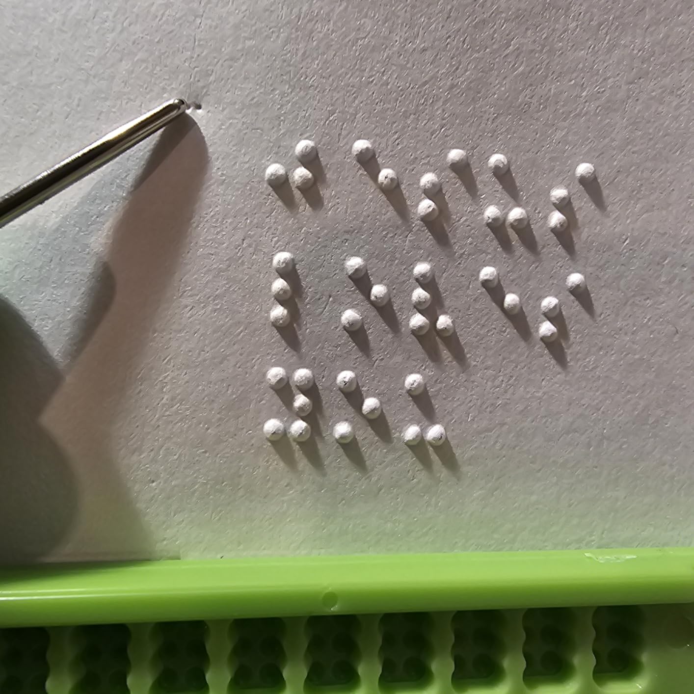 Frienda 2 Pack Braille Slate and Stylus Kit, 4 Lines 28 Cells, Green customer photo 1