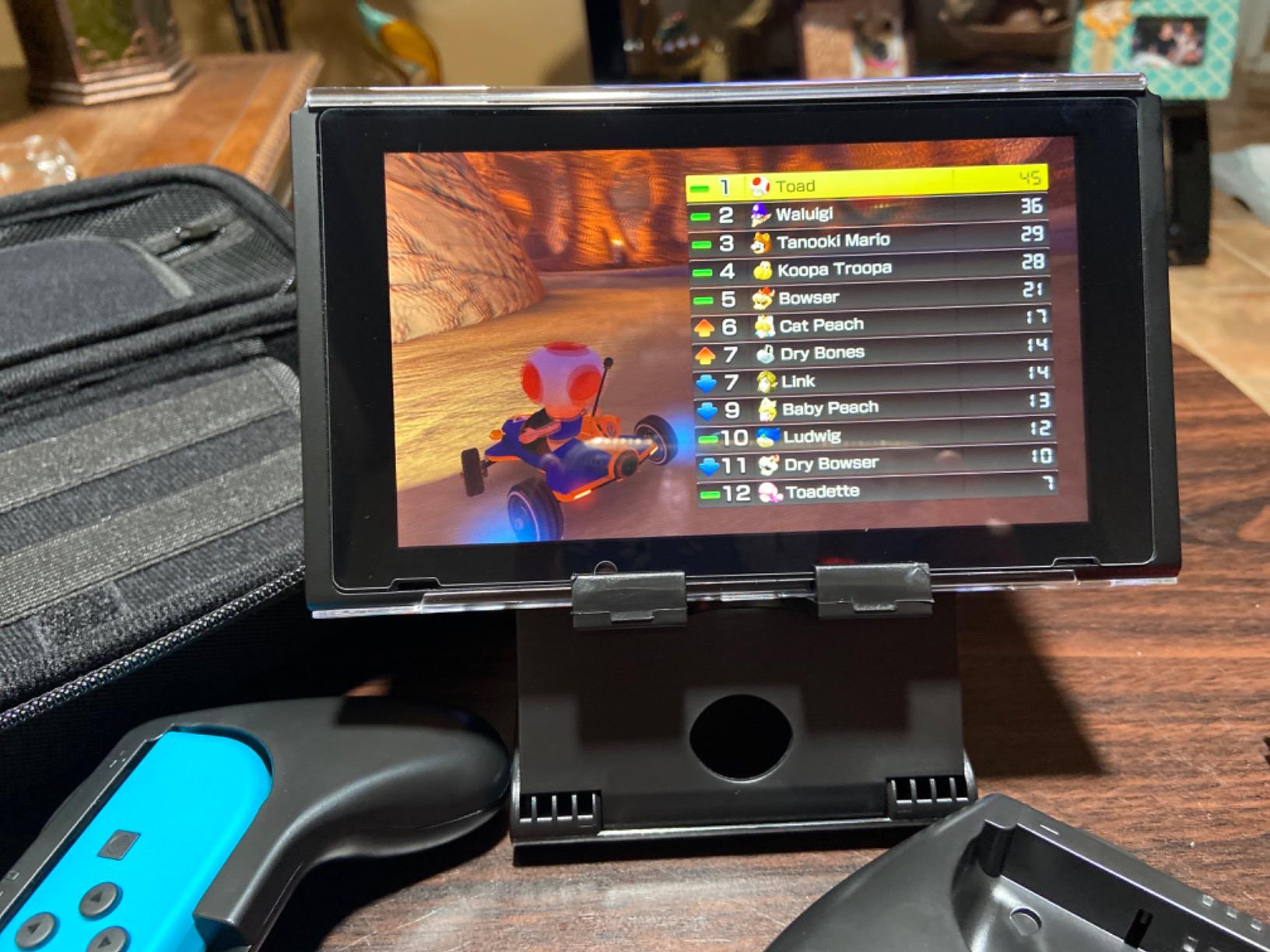 Nintendo Switch with Neon Blue and Neon Red Joy‑Con customer photo 2