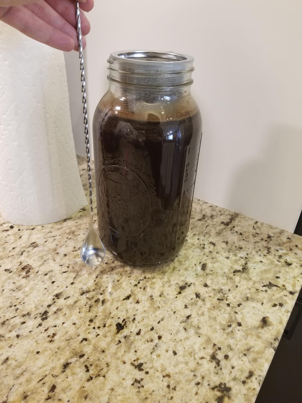 County Line Kitchen 64oz Cold Brew Coffee Maker with Leak Proof Lid - Gray customer photo 1