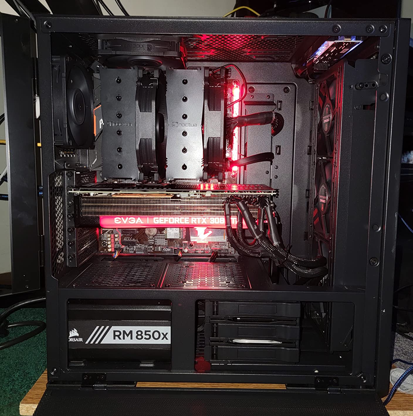 Noctua NH-D15 chromax.Black, Quiet High-Performance Dual Tower CPU Cooler customer photo 1