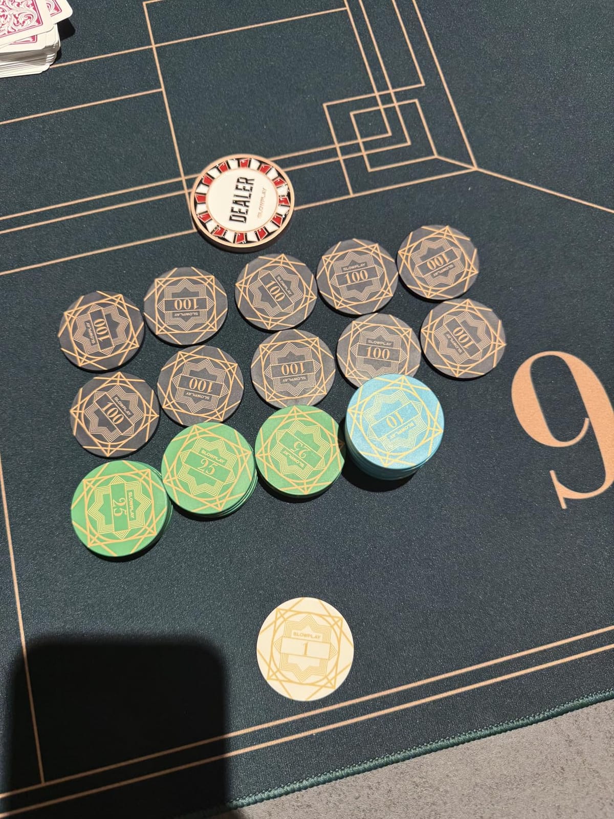 SLOWPLAY Nash Ceramic Poker Set, 10g&39mm Poker Chips for Texas Hold'em customer photo 1