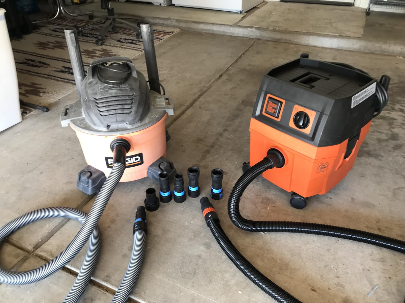 Cen-Tec Systems 94698 Quick Click 10 Ft. Hose for Home and Shop Vacuums with Expanded Multi-Brand Power Tool Adapter Set for Dust Collection customer photo 1