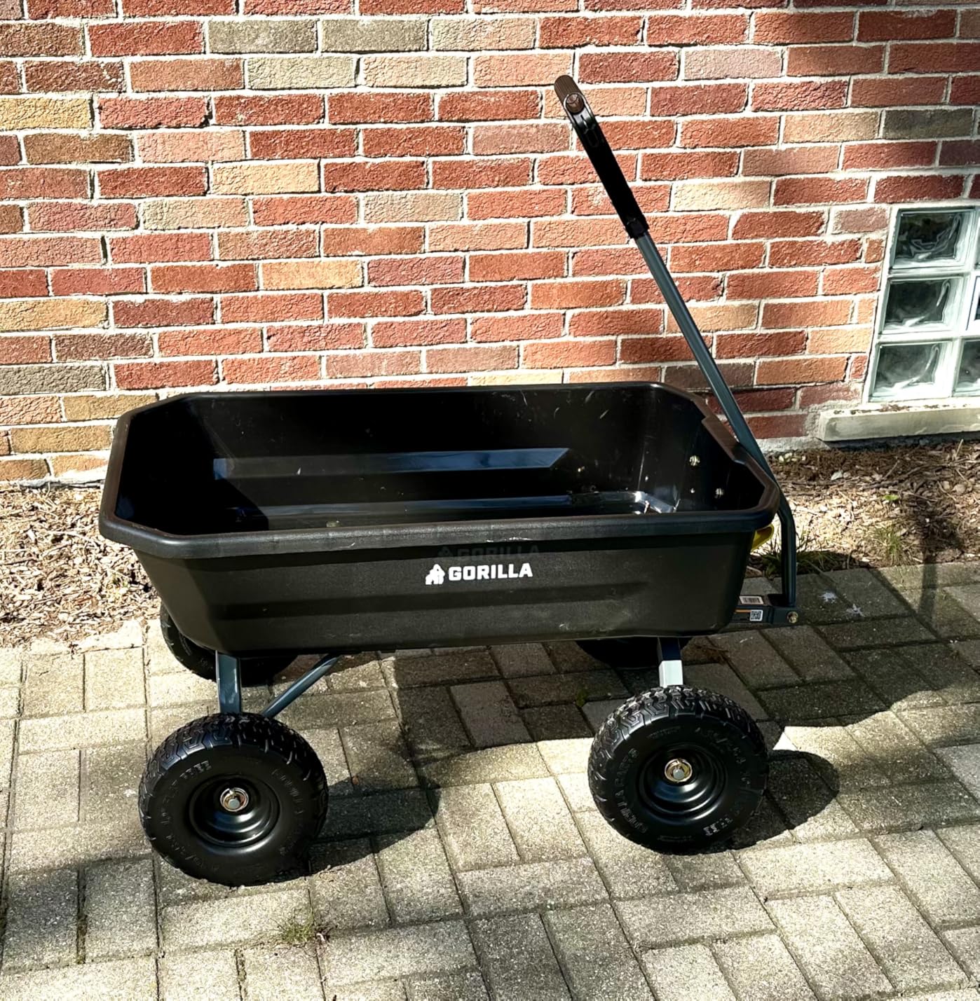Gorilla Carts Dump Garden Cart, 7 Cu Ft,1200 lb Capacity, No-Flat Tires customer photo 2