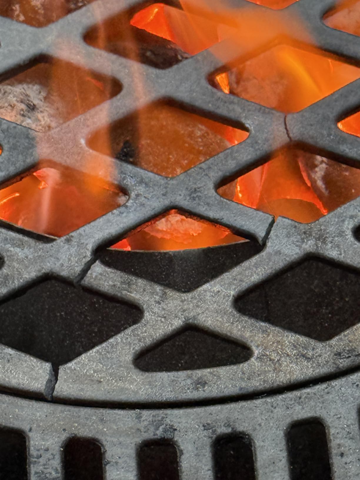 onlyfire 2-in-1 Cast Iron Grill Grate Replacement Weber Gourmet BBQ System customer photo 2