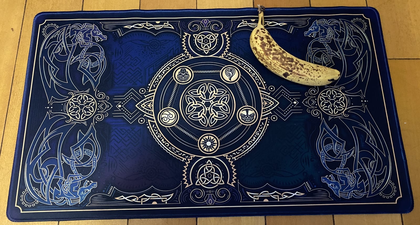 Lucid Dragon Blast - 24x14 Stitched MTG Playmat customer photo 1