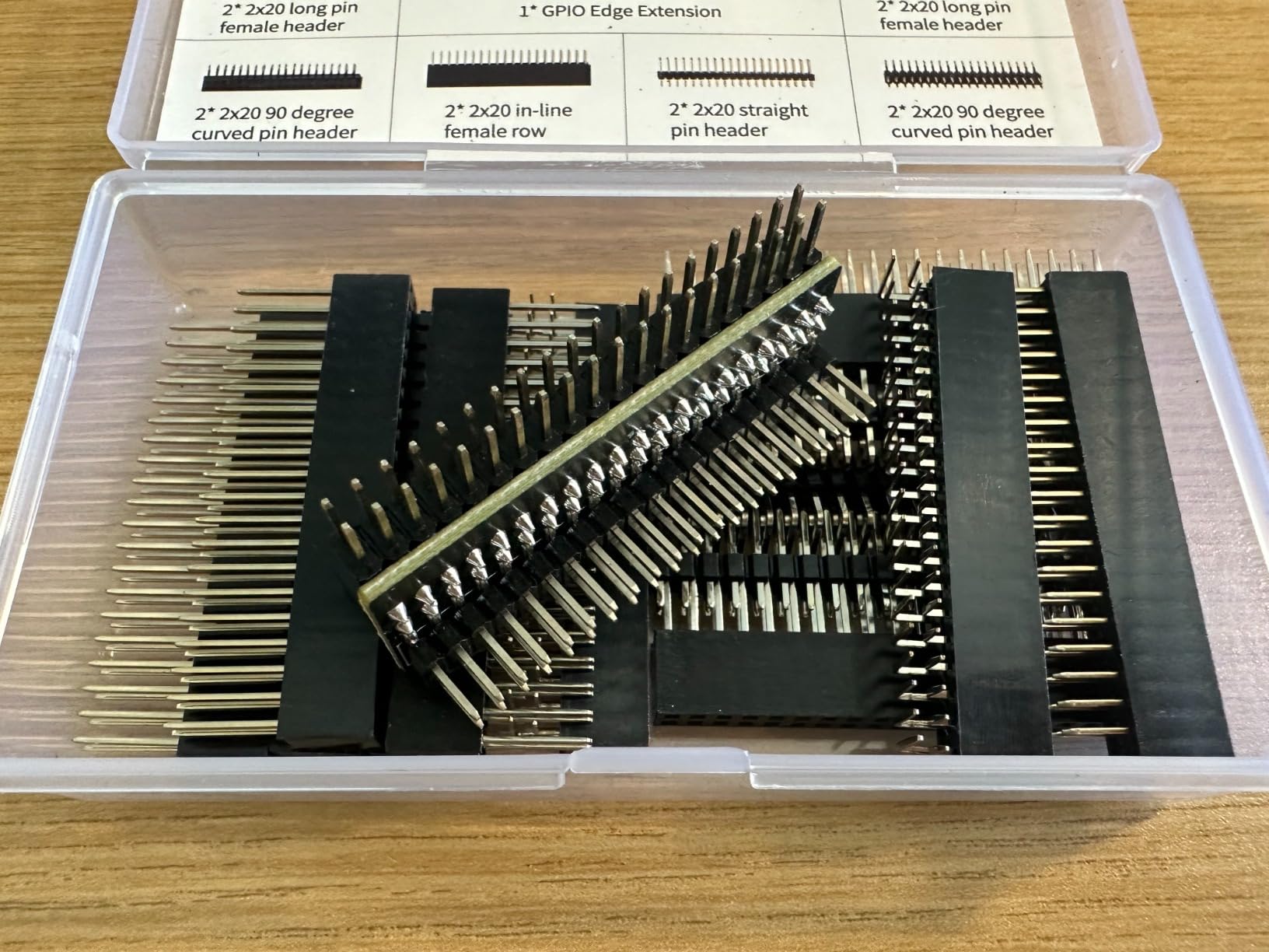 GeeekPi 2x20 40 Pin Stacking Female Header Kit for Raspberry Pi 4B/3B+/3B/2B/B+/A+/Zero/Zero W(2)/Jetson Nano/Tinker Board(7 Specifications)(13Pcs in Total) customer photo 2