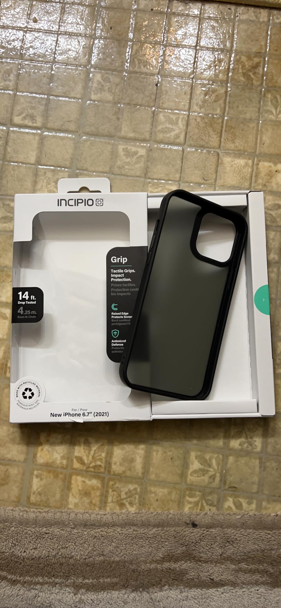 Incipio Organicore Case Compatible with iPhone 12 Pro Max - Eucalyptus customer photo 1