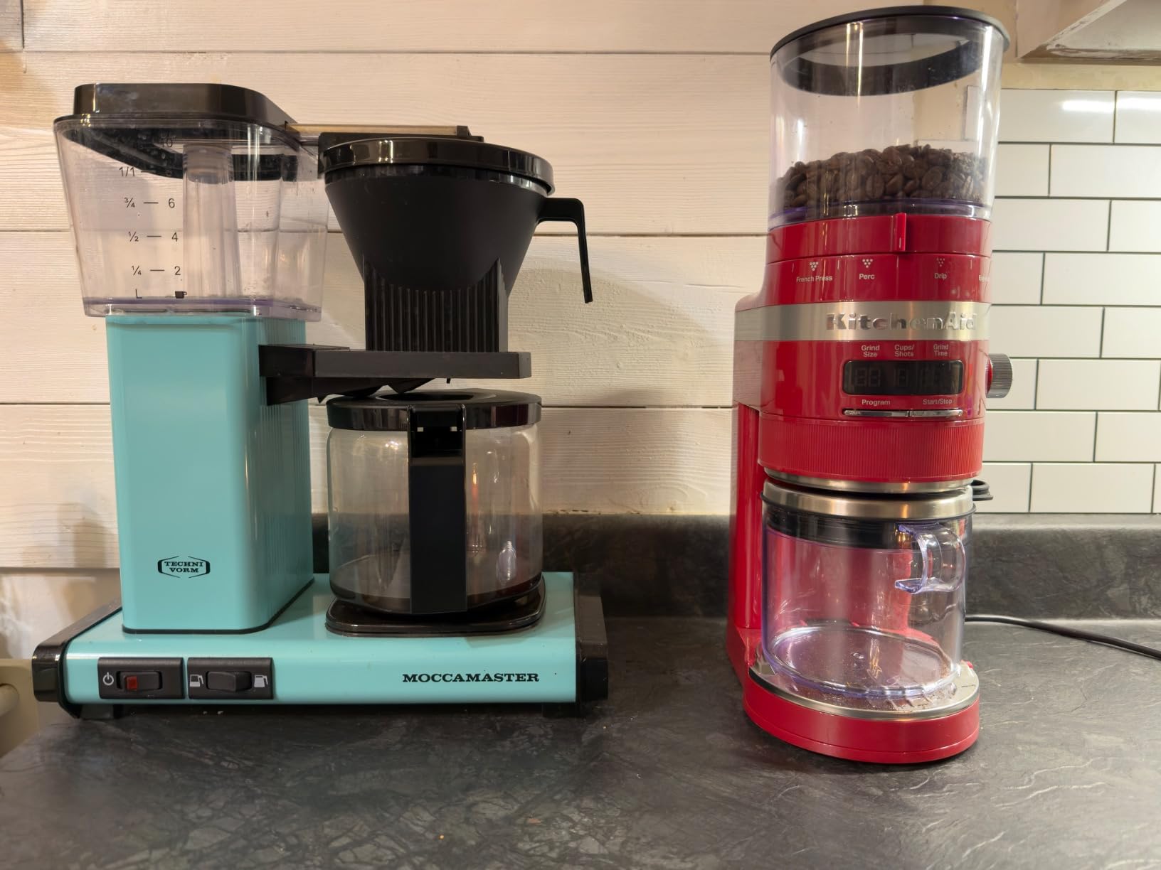 KitchenAid Burr Coffee Grinder, KCG8433, Onyx Black customer photo 2
