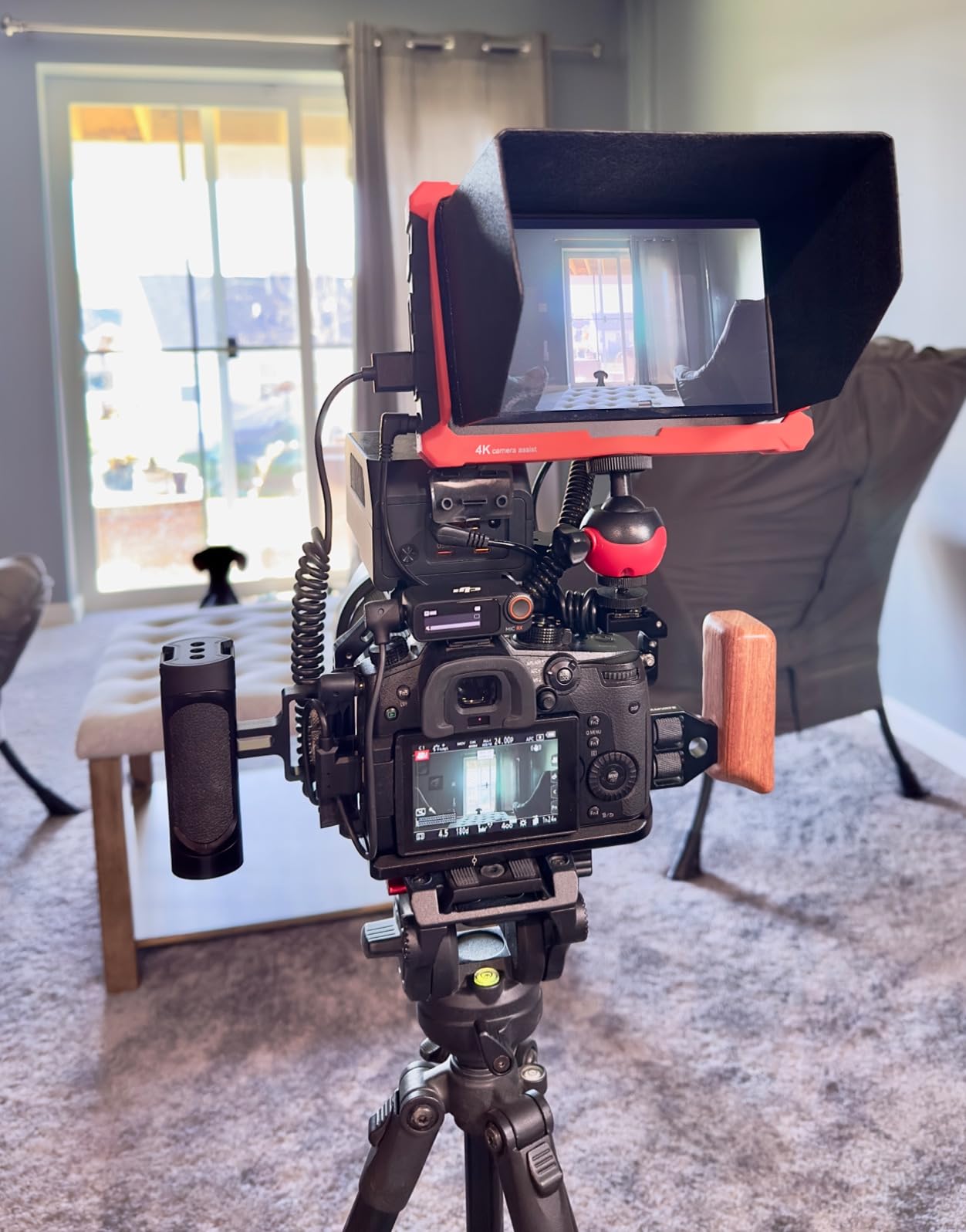 SMALLRIG Mini Side Handle Handgrip with Dual 1/4