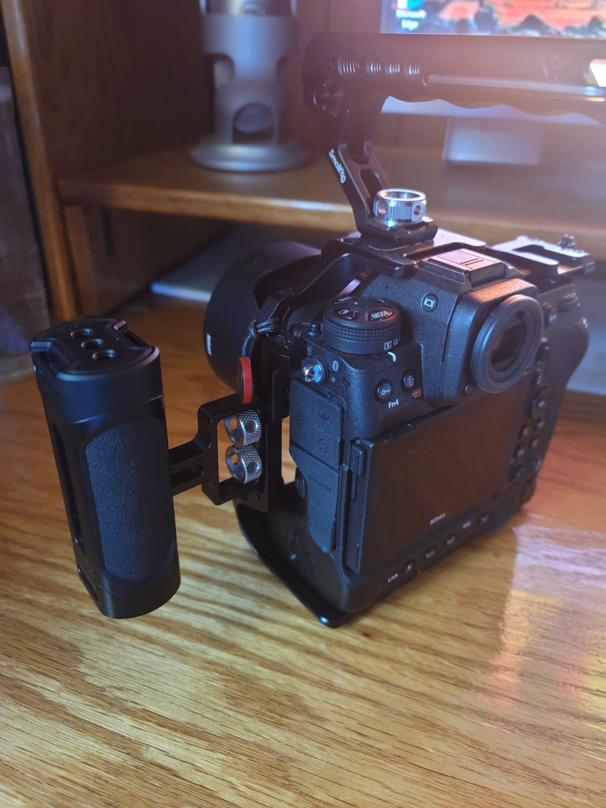 SMALLRIG Mini Side Handle Handgrip with Dual 1/4