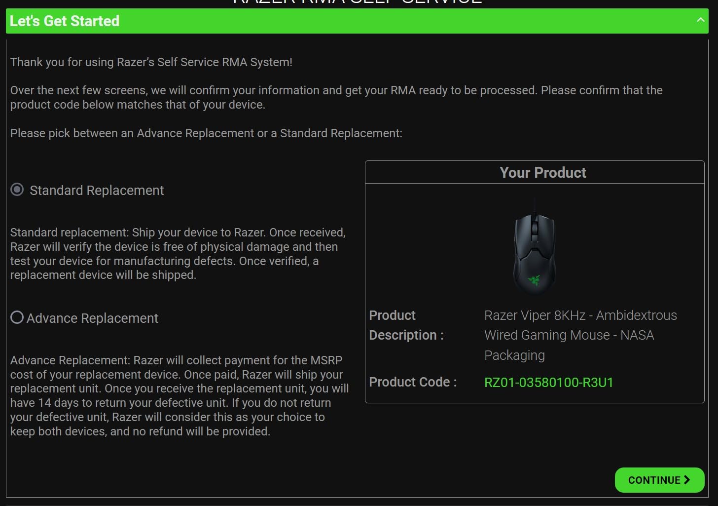 Razer Viper 8KHz Ultralight Ambidextrous Wired Gaming Mouse: Fastest Gaming Switches - 20K DPI Optical Sensor - Chroma RGB Lighting - 8 Programmable Buttons - 8000Hz HyperPolling - Classic Black customer photo 1