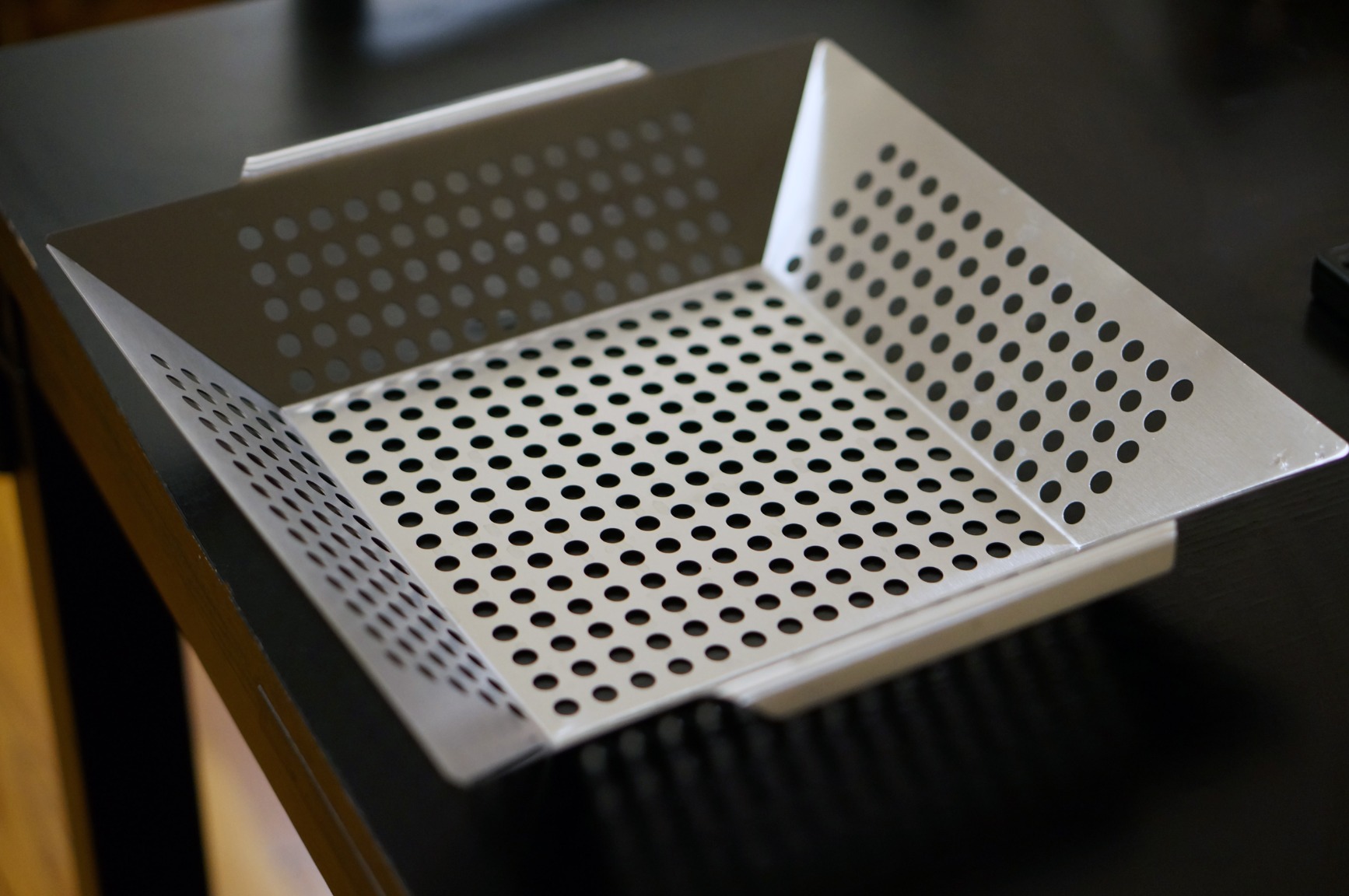 Grill Basket- Stainless Steel Grilling Basket for Indoor and Outdoor Use customer photo 2