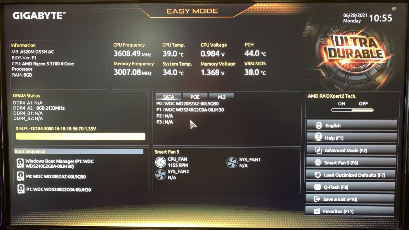 CYBERPOWERPC Gamer Master Gaming PC, AMD Ryzen 3 3100 3.6GHz, 8GB DDR4, Radeon RX 550 2GB, 240GB SSD, 2TB HDD, WiFi Ready & Win 10 Home(GMA888A5) customer photo 1