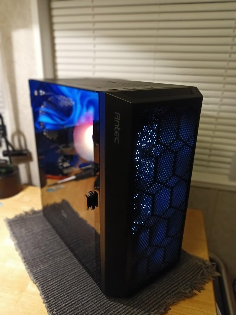Antec NX200 M, Micro-ATX Tower, Mini-Tower Computer Case with 120mm Rear Fan Pre-Installed, Mesh Design in Front Panel Ventilated Airflow, NX Series, Black, (CJ11132623) customer photo 1