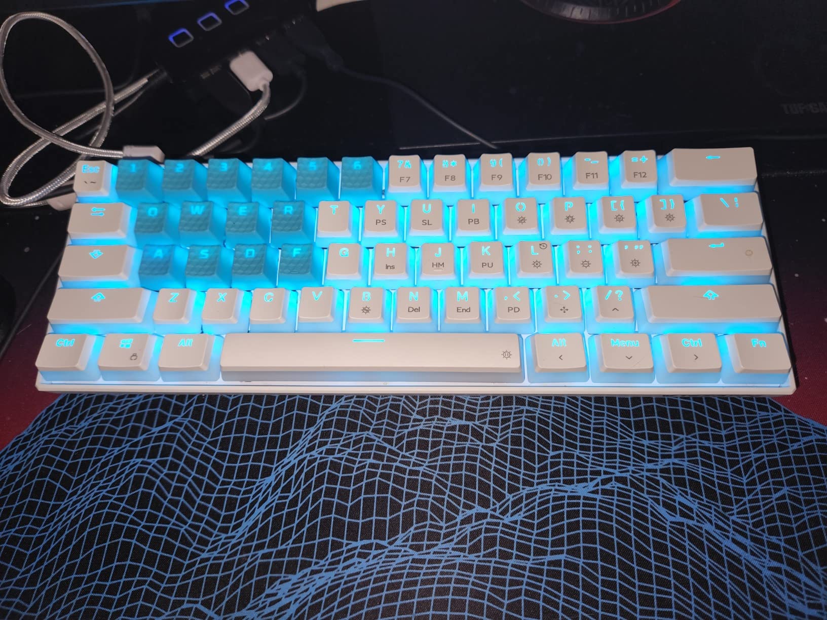 SteelSeries PRISMCAPS - Double Shot Pudding-Style Keycaps - Durable PBT Thermoplastic - Compatible with a Wide Range of Mechanical Keyboards - Black customer photo 2