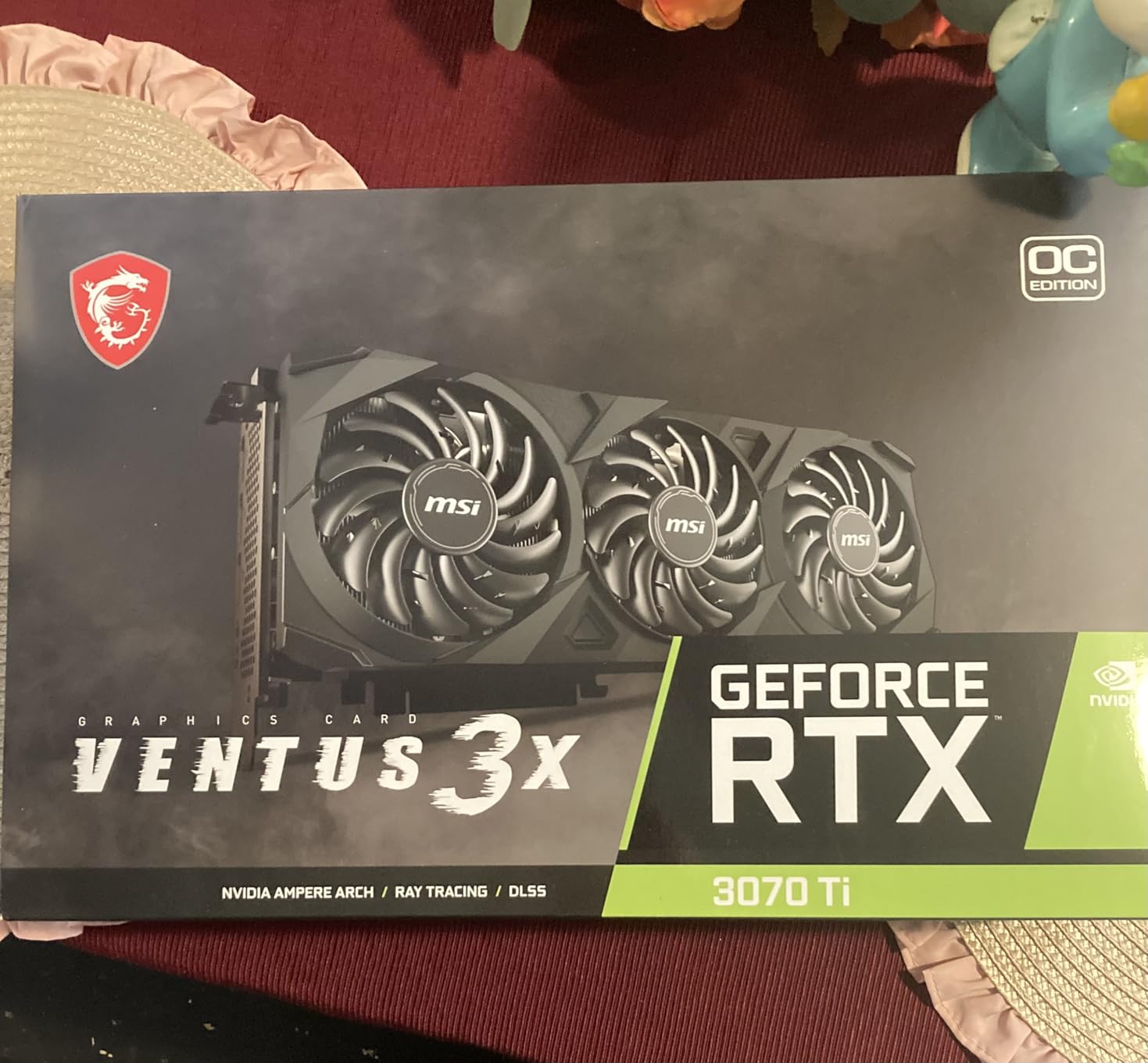 msi Gaming GeForce RTX 3070 Ti 8GB GDRR6X 256-Bit HDMI/DP Nvlink Tri-Frozr 2 Ampere Architecture OC Graphics Card (RTX 3070 Ti Ventus 3X 8G OC) customer photo 1