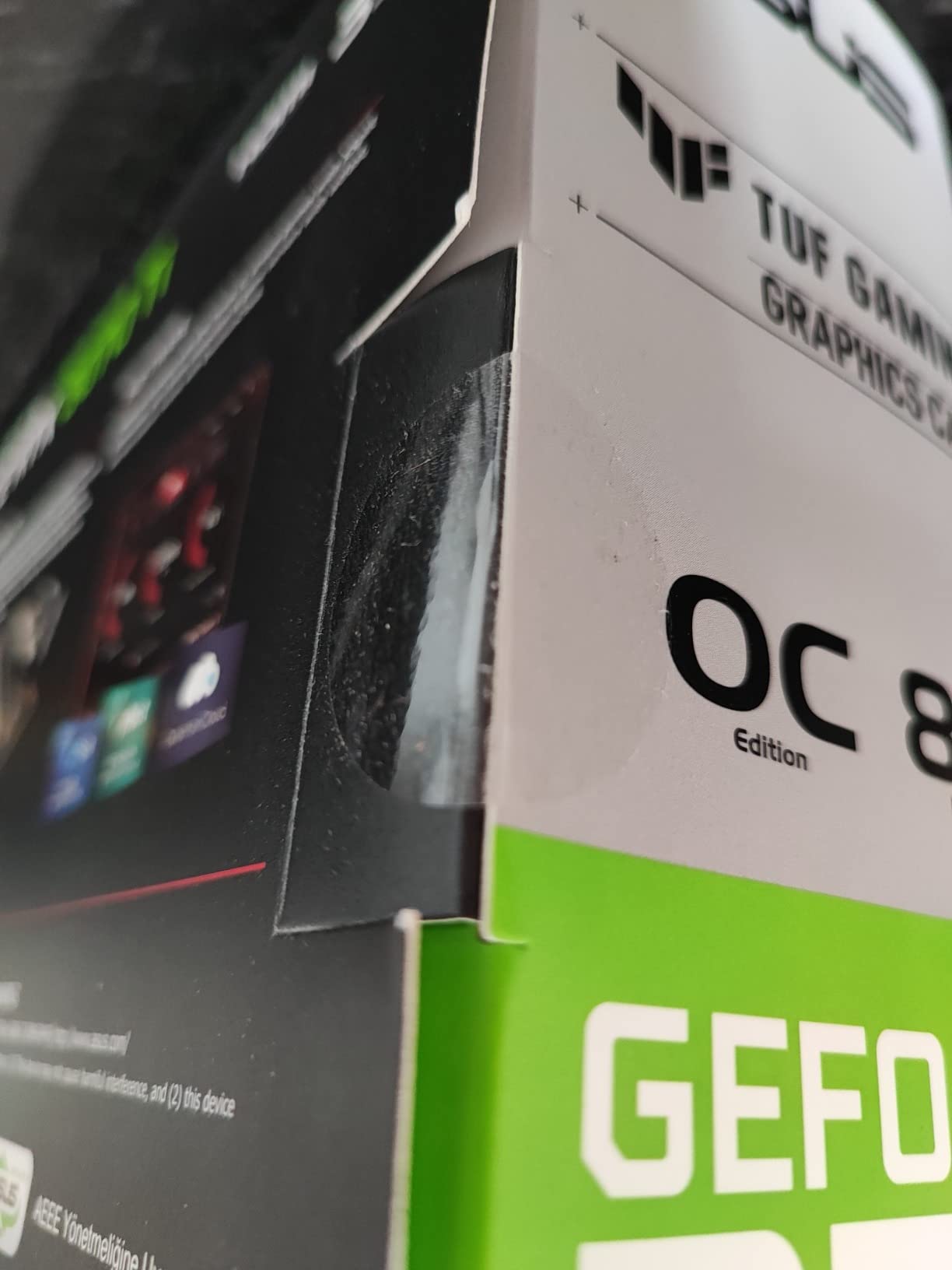 ASUS TUF Gaming NVIDIA GeForce RTX 3070 Ti OC Edition Graphics Card (PCIe 4.0, 8GB GDDR6X, HDMI 2.1, DisplayPort 1.4a, Dual Ball Fan Bearings, Military-Grade Certification, GPU Tweak II) customer photo 2
