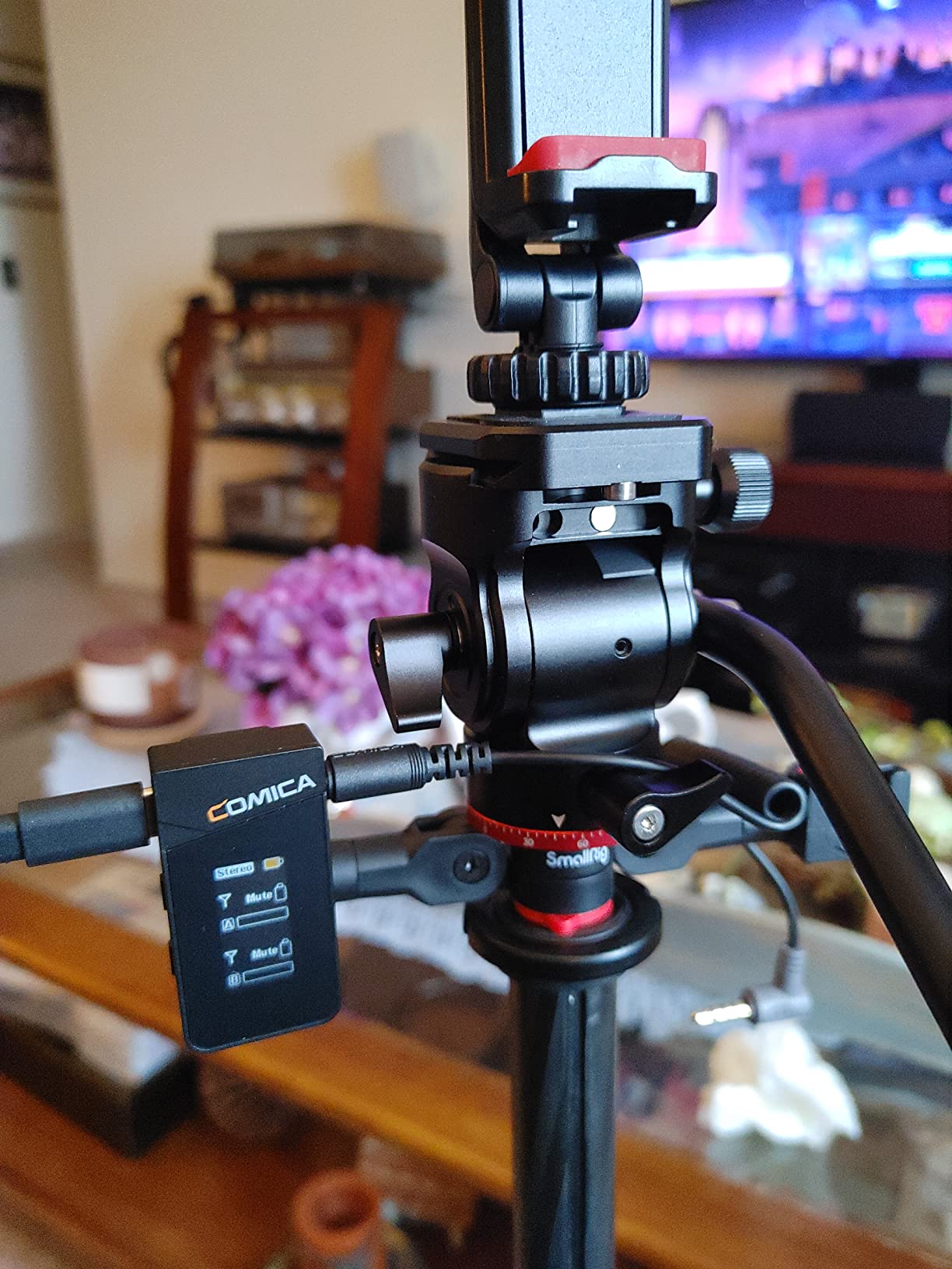 SmallRig Dual Cold Shoe Mount, Extension Bar Universal Cold Shoe Adapter customer photo 2