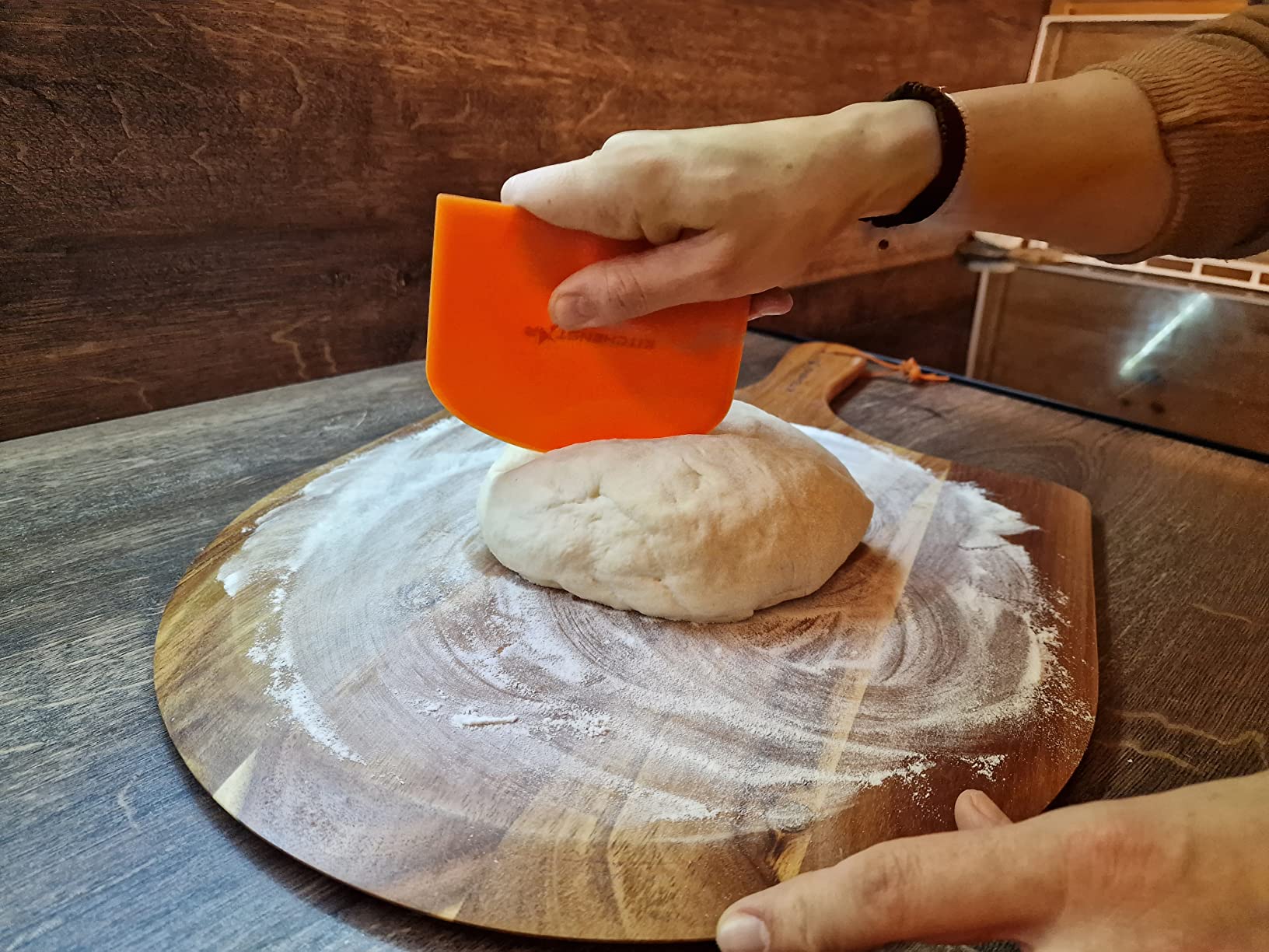 16-Inch Pizza Stone for Oven and Grill, Baking Stone for Bread, Round customer photo 1