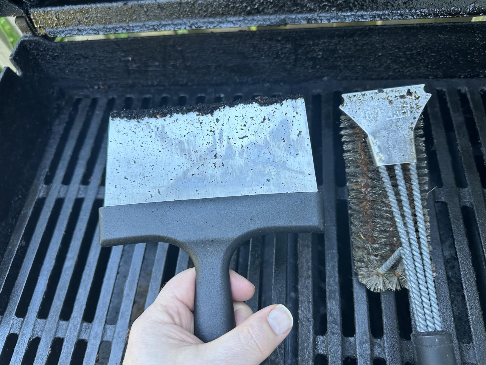 AWEASROY Heavy Duty Griddle Scraper for Blackstone with 5