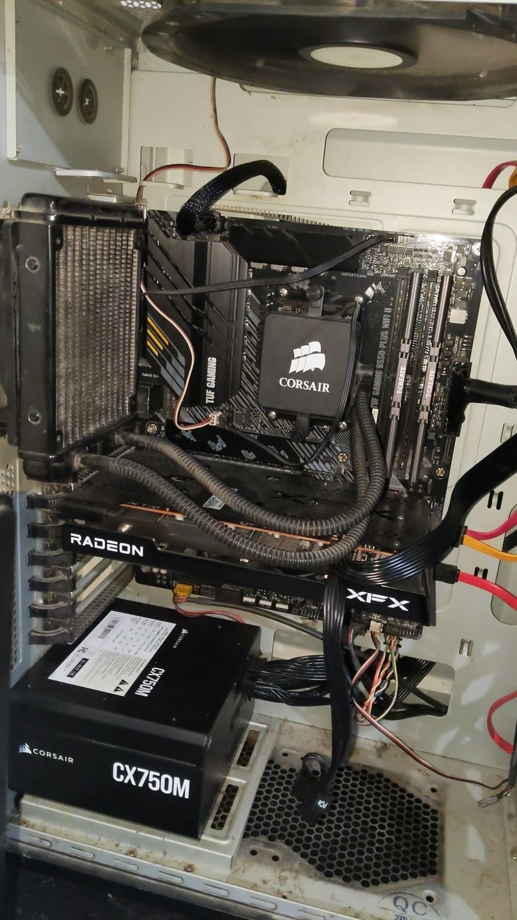 ASUS TUF Gaming B550-PLUS WiFi II AMD AM4 (3rd Gen Ryzen™) ATX Gaming Motherboard (PCIe 4.0, WiFi 6, 2.5Gb LAN, BIOS Flashback, USB 3.2 Gen 2, Addressable Gen 2 RGB Header and Aura Sync) customer photo 1