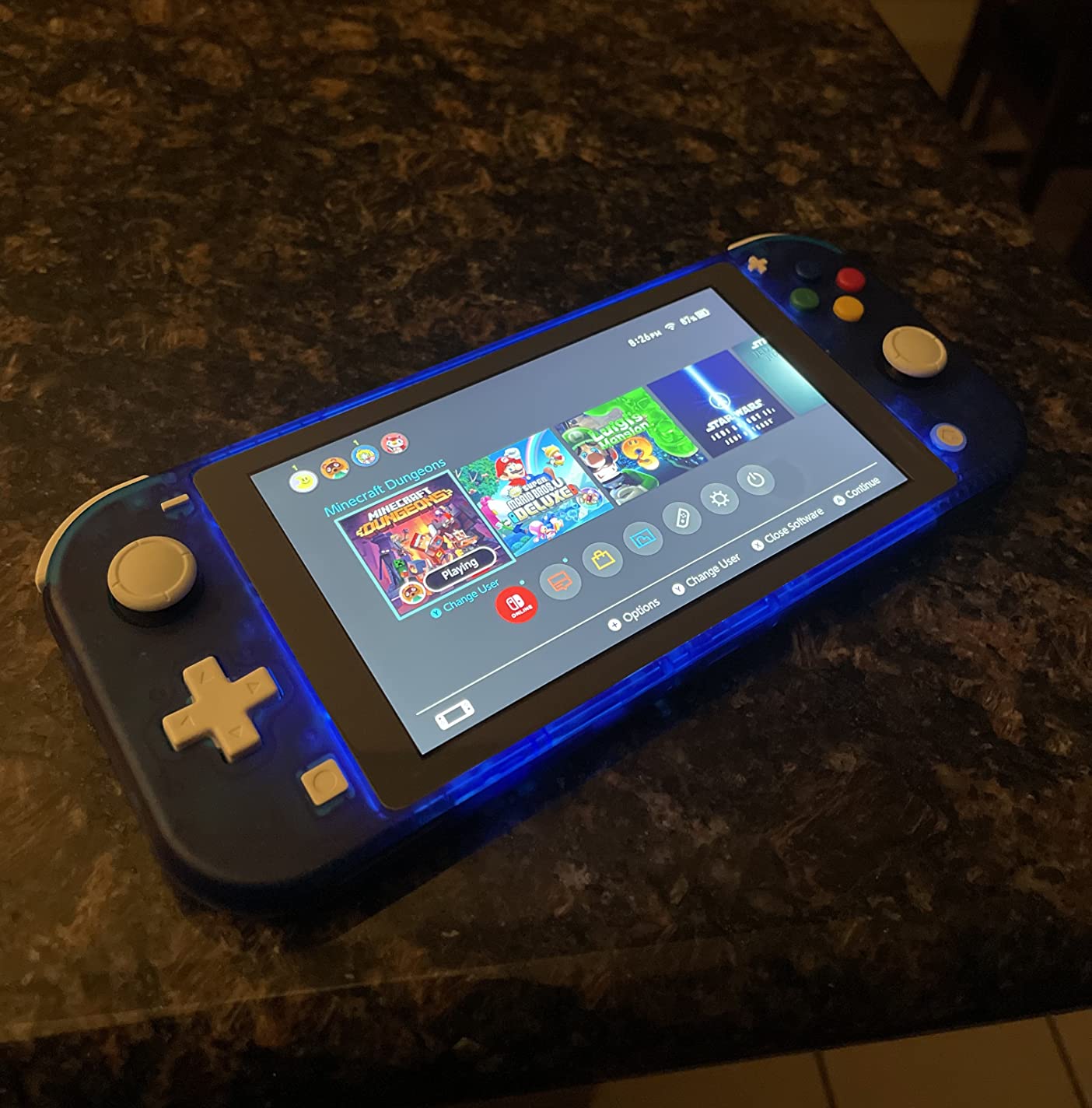 Replacement Screen for Nintendo Switch Lite, LCD Screen Display Panel + Adhesive + Screen Protector Repair kit for Switch Lite. customer photo 2