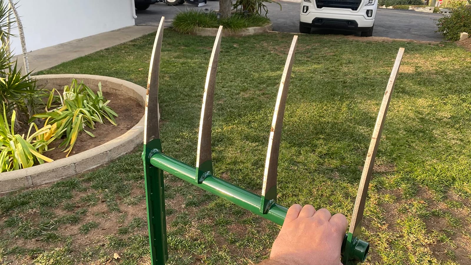 Meadow Creature's All Steel Broadfork: The Peoples Broadfork ,12 tines Green BF-12 BF-12 customer photo 1