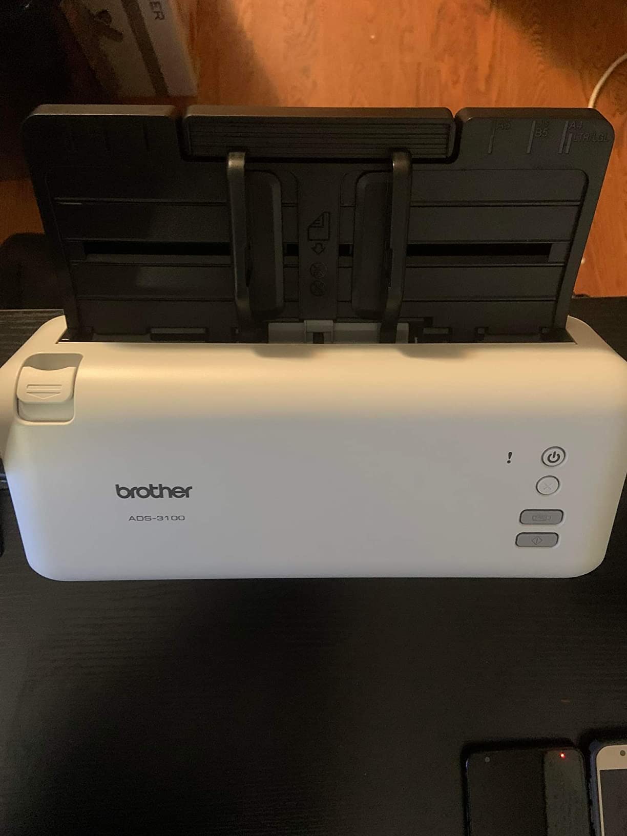 Brother ADS-3100 High-Speed Desktop Scanner | Compact with Scan Speeds of Up to 40ppm, White customer photo 2