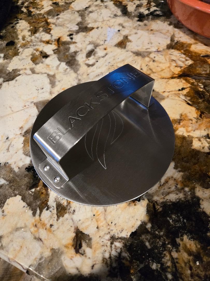 BLACKSTONE® Smash & Sear Press – Stainless Steel Burger Smasher customer photo 2