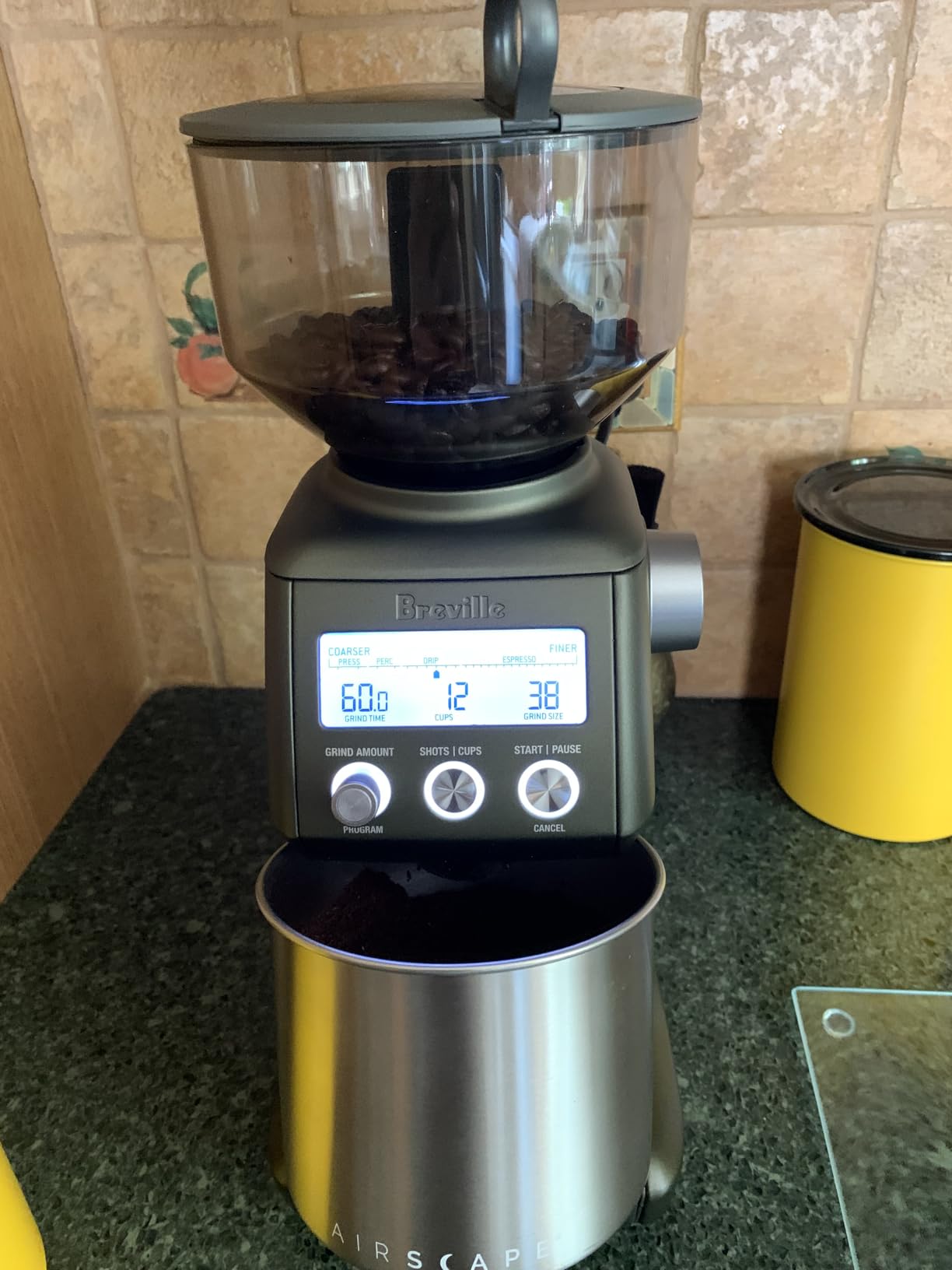 Breville BCG820BTR Smart Grinder Pro, Black Truffle customer photo 2