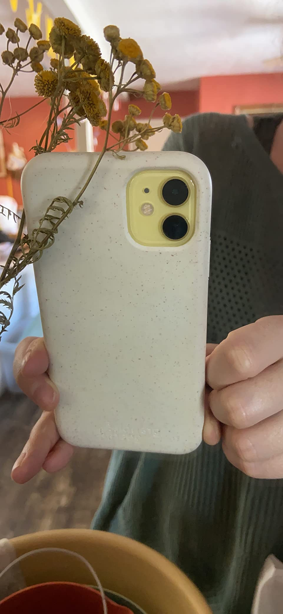 Eco by GranolaGear - Eco Friendly Phone Case for iPhone 11 by GranolaGear - Biodegradable, Compostable, Plastic-Free, Made from Plants - Pink Sands customer photo 2