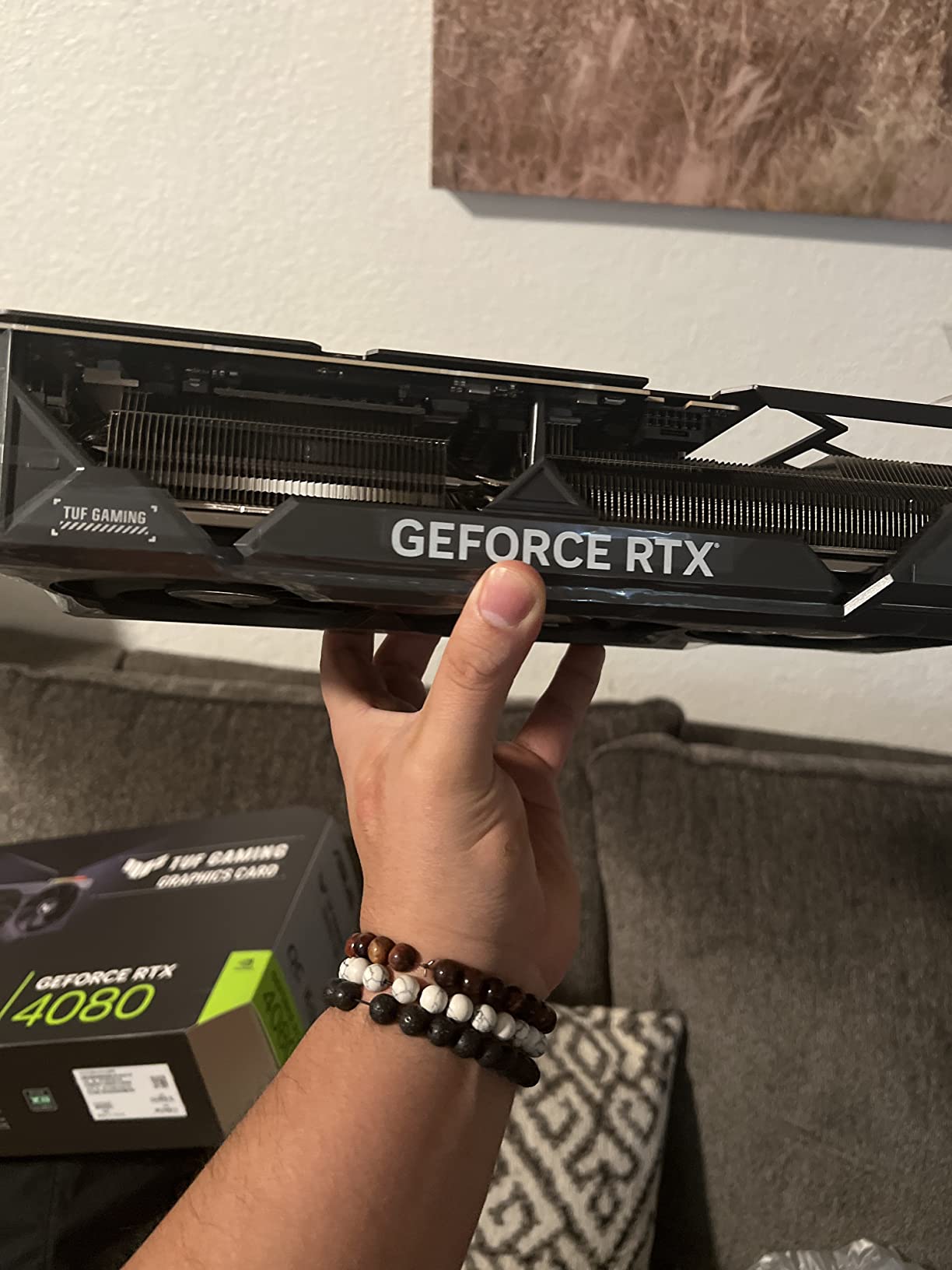 ASUS TUF Gaming GeForce RTX 4080 OC Edition Graphics Card (PCIe 4.0, 16GB GDDR6X, HDMI 2.1a, DisplayPort 1.4a), 3 Year Warranty customer photo 1