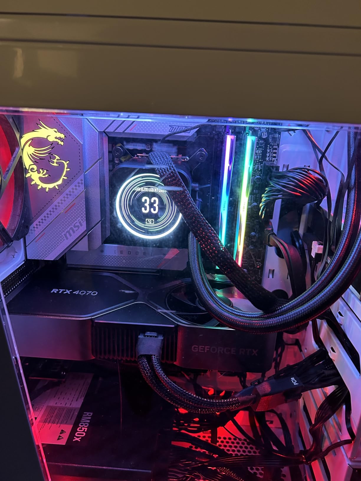 G.SKILL Trident Z5 RGB Series DDR5 RAM (Intel XMP 3.0) 32GB (2x16GB) Up to 7200MT/s* CL34-45-45-115 1.40V Desktop Computer Memory U-DIMM - Matte Black (F5-7200J3445G16GX2-TZ5RK) customer photo 2