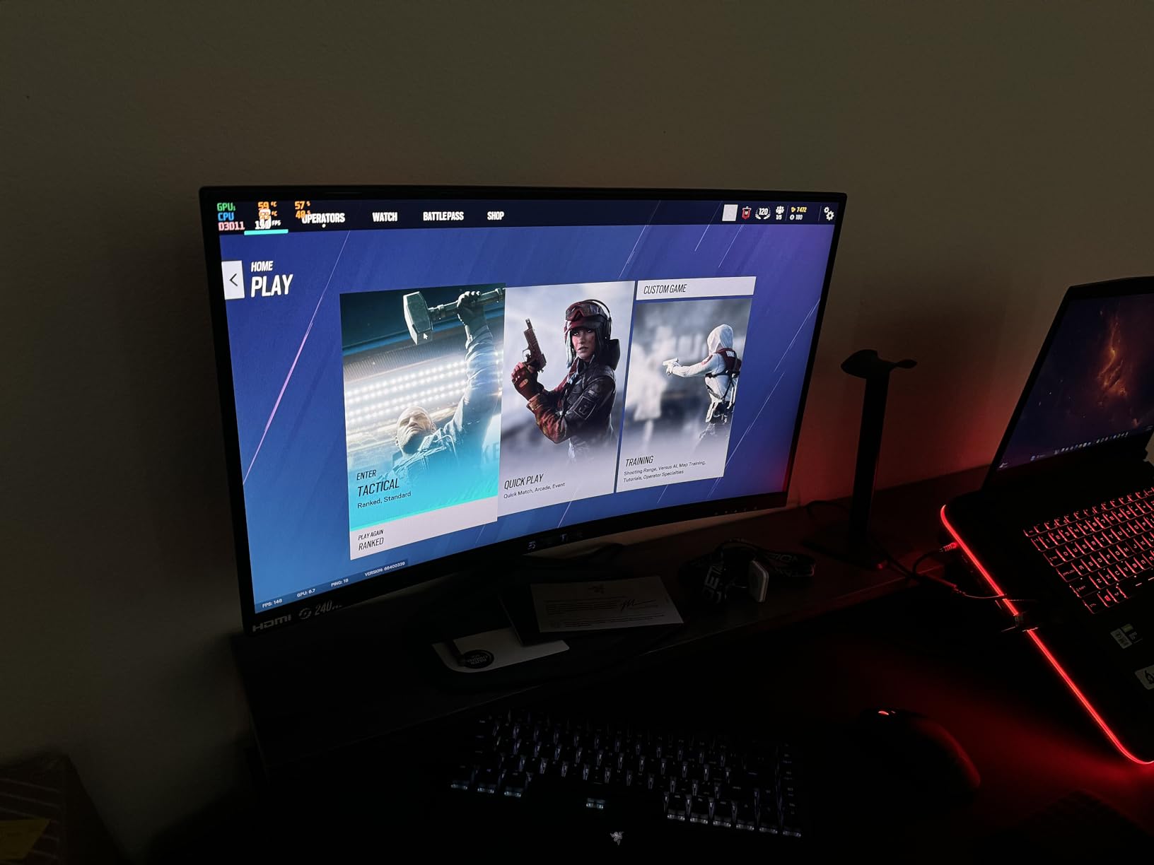 Sceptre Curved 24.5-inch Prime Gaming Monitor up to 240Hz 1080p R1500 1ms DisplayPort x2 HDMI x2 Blue Light Shift Build-in Speakers, Machine Black 2025 (C255B-FWT240 Series) customer photo 1