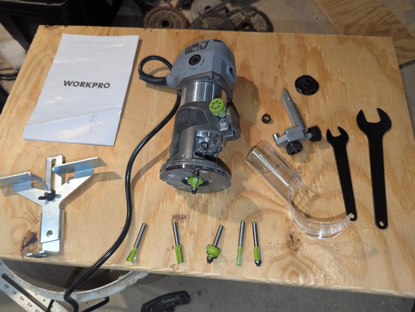 WORKPRO 6.5 Amp Corded Compact Router Kit customer photo 2