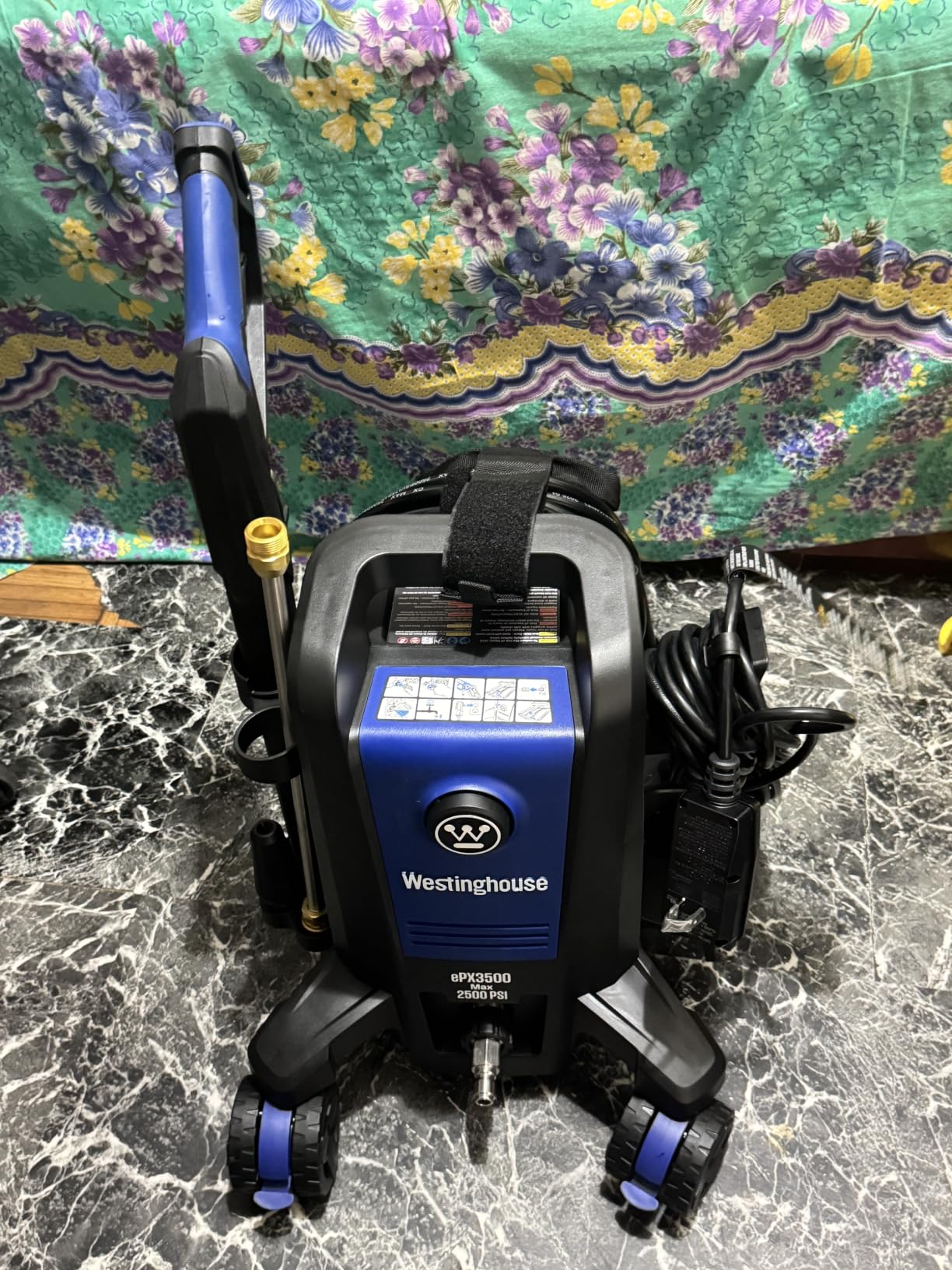 Westinghouse ePX3500 Electric Pressure Washer, 2500 Max PSI 1.76 Max GPM with Anti-Tipping Technology, Onboard Soap Tank, Pro-Style Steel Wand, 5-Nozzle Set, for Cars/Fences/Driveways/Home/Patios customer photo 2